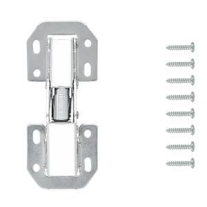 Concealed Hinges Variable Overlay/Inset Frameless Easy On in Cadmium- Hickory Hardware