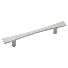 Load image into Gallery viewer, Cabinet Pull 3-3/4 Inch (96mm) Center to Center in Satin Nickel - Metropolis Collection