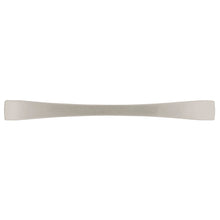 Load image into Gallery viewer, Cabinet Pull 3-3/4 Inch (96mm) Center to Center in Satin Nickel - Metropolis Collection