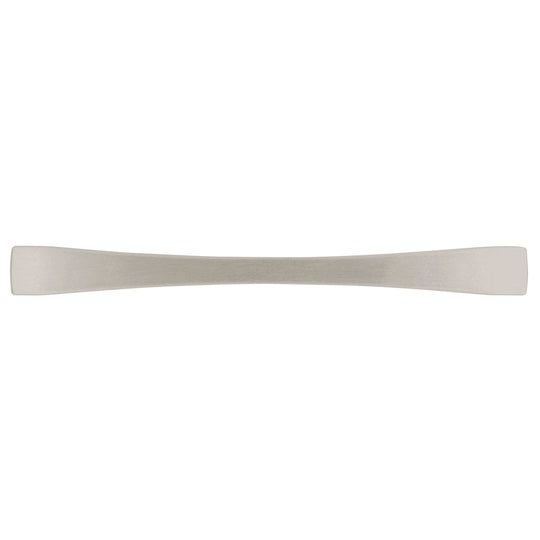 Cabinet Pull 3-3/4 Inch (96mm) Center to Center in Satin Nickel - Metropolis Collection