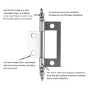 Load image into Gallery viewer, Hinge Surface Face Mount Self Mortise (2 Hinges/Per Pair) - Hickory Hardware
