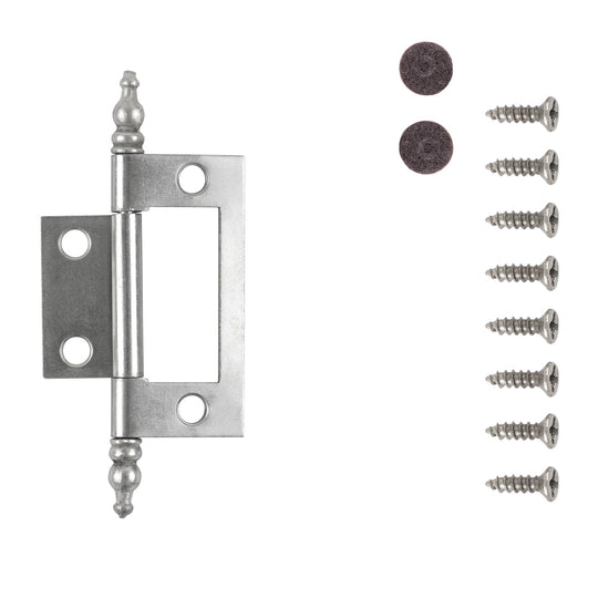 Hinge Surface Face Mount Self Mortise (2 Hinges/Per Pair) - Hickory Hardware