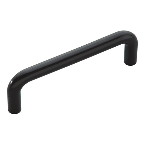 Cabinet Pull 3-3/4 Inch (96mm) Center to Center in Black - Wire Pulls Collection