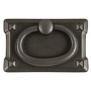 Load image into Gallery viewer, Ring Pull 1-1/8 Inch Center to Center in Black Mist Antique  - Old Mission Collection