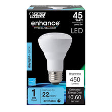 Load image into Gallery viewer, R20 LED Light Bulb, 5 Watts, E26, 450 Lumens, 5000k, Track &amp; Recessed Lighting