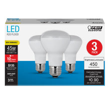 Load image into Gallery viewer, R20 LED Light Bulbs, 7.5 Watts, Reflector, 450 lumens, Non-Dimmable, 5000K