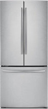 Load image into Gallery viewer, 30 Inch Freestanding French Door Refrigerator With 21.8 cu. ft. Total Capacity, 5 Glass Shelves, 7.0 cu. ft. Adjustable Glass Shelves in Stainless Steel