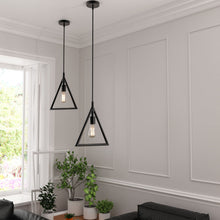 Load image into Gallery viewer, 1-light-triangle-pendant-light