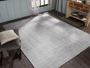 Load image into Gallery viewer, Renzo Mineral Grey 5 ft. 6 in. x 8 ft. 6 in. Area Rug