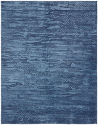 Renzo Lapis Blue 7 ft. 6 in. x 9 ft. 6 in. Area Rug