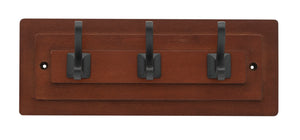 Hickory Hardware - Catania - 3 Double Prong Hook Rail 12 Inch Long