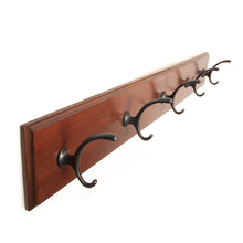 Load image into Gallery viewer, 5 Coat &amp; Hat Hook Rail 28 Inch Long - Hickory Hardware