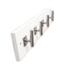 White with Satin Nickel