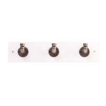 Load image into Gallery viewer, 3 Single Prong Hook Rail 18 Inch Long - Hickory Hardware