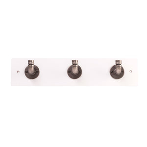 3 Single Prong Hook Rail 18 Inch Long - Hickory Hardware