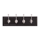 Load image into Gallery viewer, 4 Coat &amp; Hat Hook Rail 20 Inch Long - Hickory Hardware