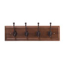 Load image into Gallery viewer, 4 Coat &amp; Hat Hook Rail 20 Inch Long - Hickory Hardware