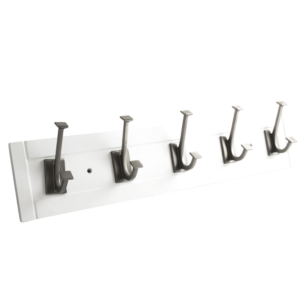 5 Coat & Hat Hook Rail 27 Inch Long - Hickory Hardware