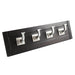 1-Pack / Cocoa Wood Grain with Satin Nickel
