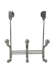 Over the Door Hook Rail 10-7/8 Inch Long - 6 Prong - Hickory Hardware