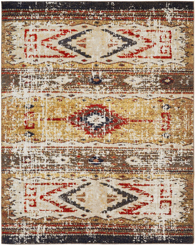 Solstice Santa Fe Sands Multi-Colored 7 ft. 9 in. x 9 ft. 9 in. Area Rug