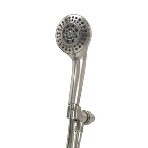 Hand Shower With Arm Mount 5-Setting, Soft Self-Cleaning Nozzles With different Flow rate