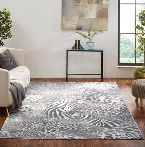 Serengeti Safari Neutrals 7 ft. 7 in. x 9 ft. 6 in. Animal Print Area Rug