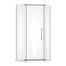 Load image into Gallery viewer, Ivanees  36 In. x 36 In. x 76 In. Neo-Angle Pivot Semi Frameless Corner Shower door Enclosure in Stainless