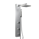 Load image into Gallery viewer, 39 in. 2-Jet Stainless Steel Multi-Function Shower Panel System with Adjustable Rainfall Headshower &amp; Handshower, Self-Cleaning &amp; Jet Massage Feature