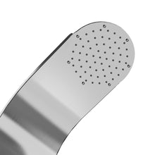 Load image into Gallery viewer, 65 in. 6-Jet Stainless Steel Shower Panel System with Fixed Round Rainfall Showerhead &amp; Handheld Shower, Self-Cleaning &amp; Jet Massage Feature
