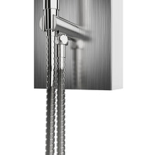 Load image into Gallery viewer, 59 In. 6 Jet Stainless Steel Shower panel System With Adjustable Round Rainfall Showerhead, Handheld Shower, Self-Cleaning &amp; Jet Massage Feature