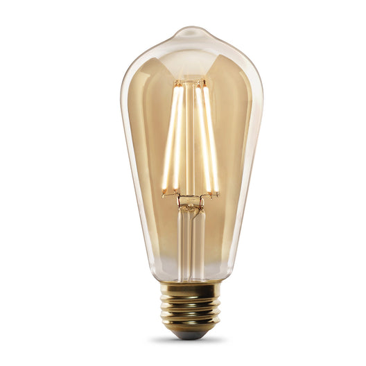 ST19 Vintage LED Light Bulb, 5.5 Watts, E26, Dimmable, 400 lumens, Decorative Bulb