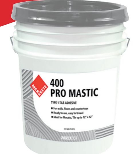 Merkrete Pro-Mastic 400 1 Gallon for Installation of Ceramic Tile & Stone