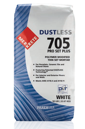 Merkrete 705 Dustless Pro Set Plus - 50 Lb. Bag (Gray)