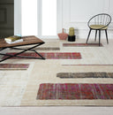 Load image into Gallery viewer, 24-Seven by N Natori Art Moderna Brick/Pink/Sand 5 ft. 3 in. x 7 ft. 6 in. Area Rugs