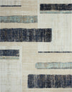 Load image into Gallery viewer, 24-Seven by N Natori Art Moderna Indigo/Sandstone 5 ft. 3 in. x 7 ft. 6 in. Area Rugs