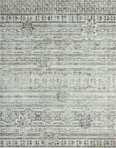 24-Seven by N Natori Geo Gray 7 ft. 9 in. x 9 ft. 9 in. Area Rugs