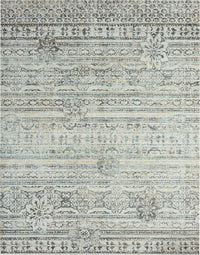 24-Seven by N Natori Geo Gray 7 ft. 9 in. x 9 ft. 9 in. Area Rugs