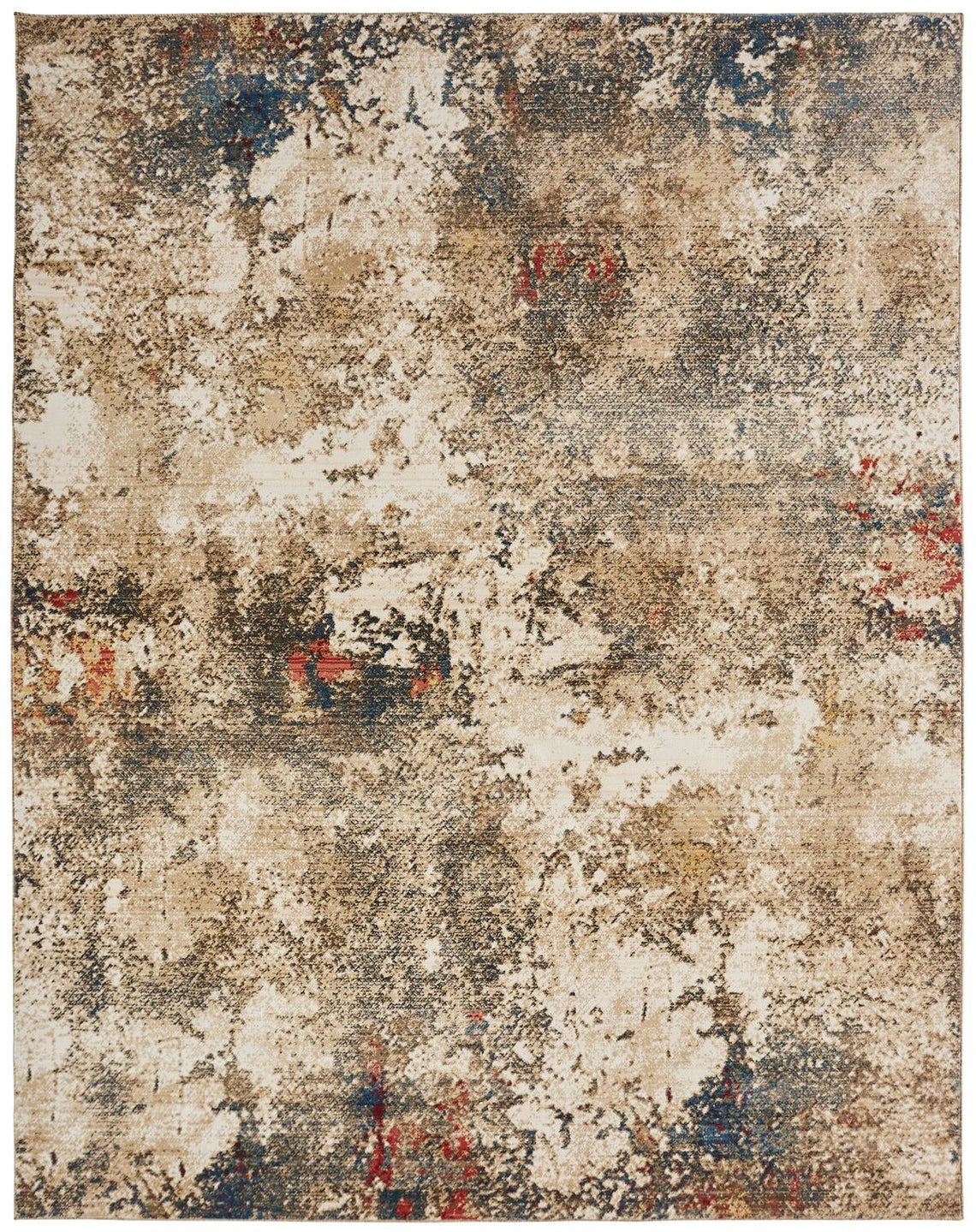 Theory Sand Tones Multi 7 ft. 9 in. X 9 ft. 9 in. Area Rug