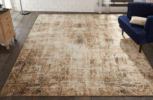 Theory Sand Tones 5 ft. 5 in. X 7 ft. 7 in. Area Rug