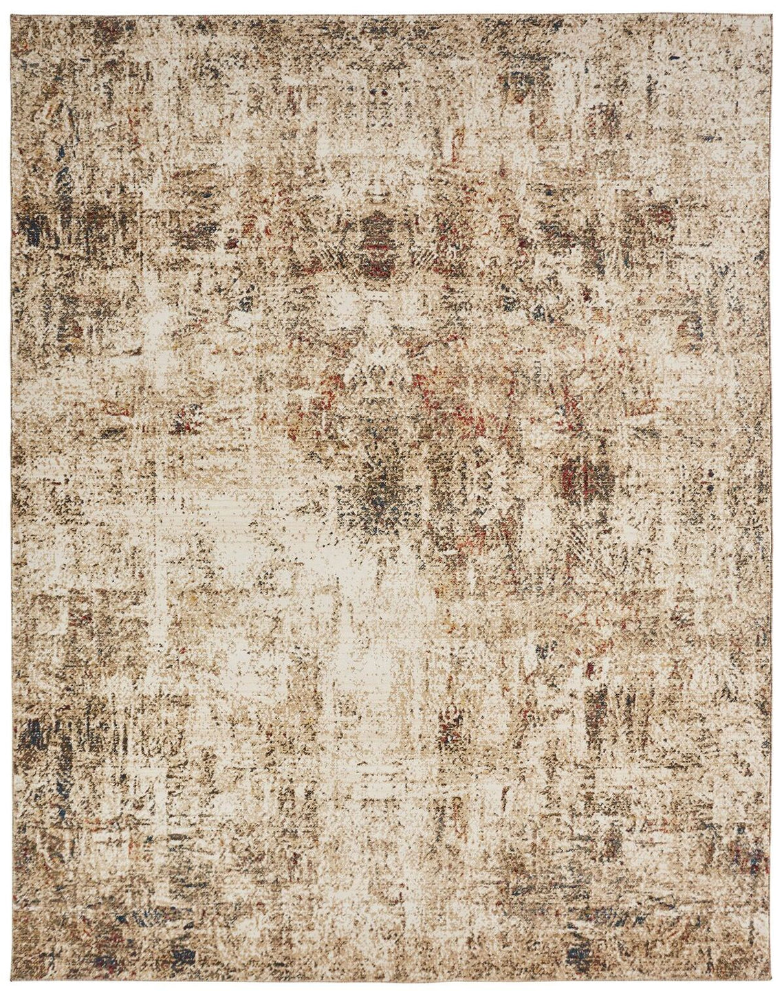 Theory Sand Tones 5 ft. 5 in. X 7 ft. 7 in. Area Rug