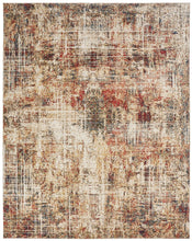 Load image into Gallery viewer, Theory Ivory Crimson 5 ft. 5 in. X 7 ft. 7 in. Area Rug