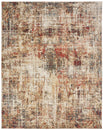 Load image into Gallery viewer, Theory Ivory Crimson 5 ft. 5 in. X 7 ft. 7 in. Area Rug