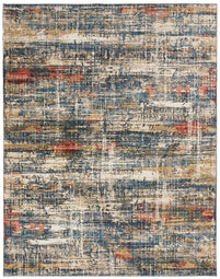 Theory Blues Multi 5 ft. 3 in. X 7 ft. 6 in. Area Rug