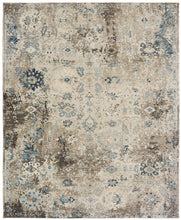 Load image into Gallery viewer, Theory Blues/Greys 7 ft. 9 in. X 9 ft. 9 in. Area Rug