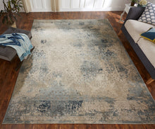 Load image into Gallery viewer, Theory Sand Sky 5 ft. 5 in. X 7 ft. 7 in. Area Rug
