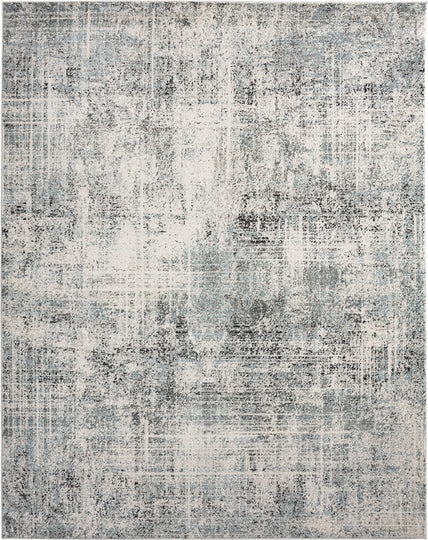 Theory Dusty Blues Greys 5 ft. 5 in. X 7 ft. 7 in. Area Rug