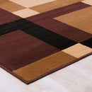 Load image into Gallery viewer, Moderno 9 Area Rugs Brown 8-X-10