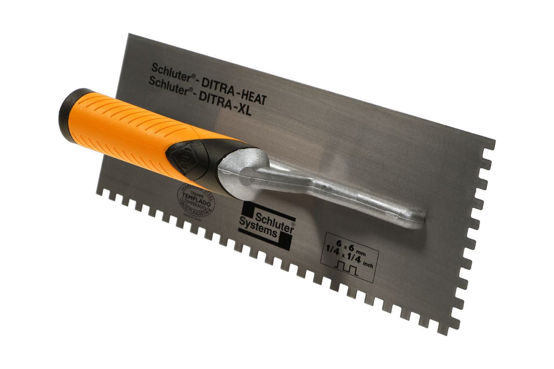 Ditra-Heat/-Xl Trowel 1/4 inch X 1/4 inch Square Notch