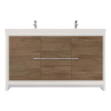 Load image into Gallery viewer, Divine Freestanding Bathroom Vanity With Acrylic Sink, Soft Closing Doors &amp; Drawers